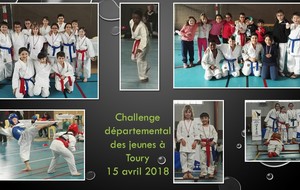 Challenge départemental des jeunes à Toury 15 avril 2018